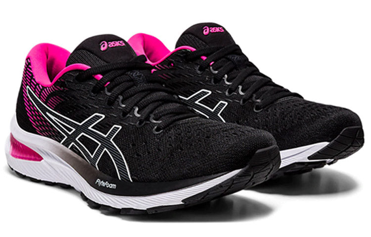 (WMNS) ASICS Gel-Cumulus 22 D Wide 'Black Pink Glo' 1012A738-001
