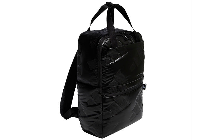 adidas Renewable Material All-Over Logo Backpack 'Black' H30371