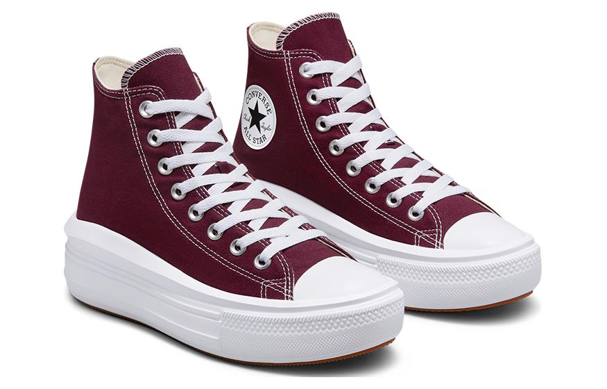 (WMNS) Converse Chuck Taylor All Star Move Platform High 'Dark Beetroot' A02430C