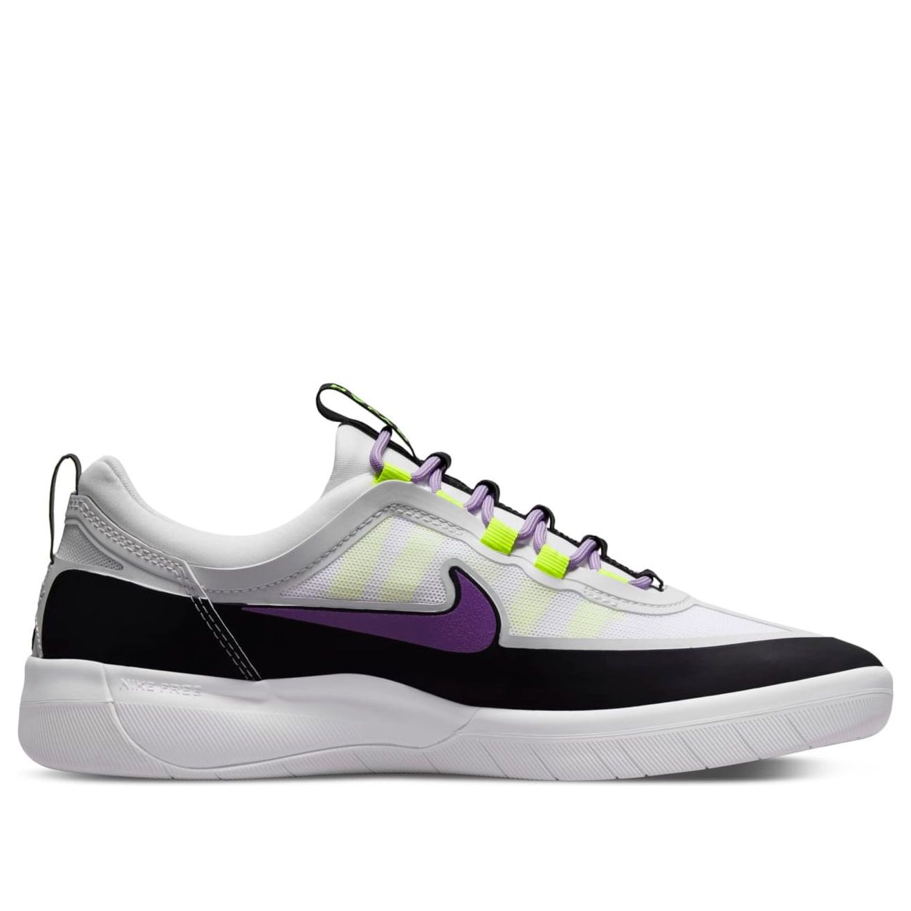 Nike Nyjah Free 2 SB 'Black White Wild Berry' BV2078-009