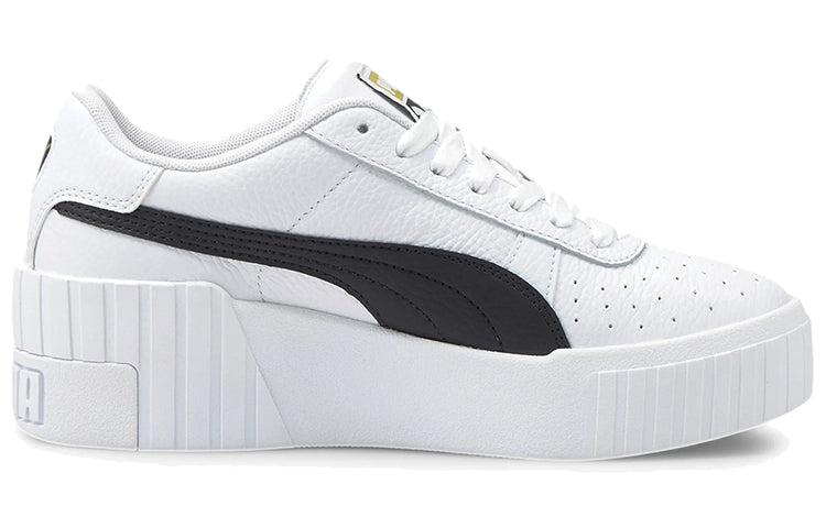 (WMNS) PUMA Cali Wedge 'White Black' 373438-05