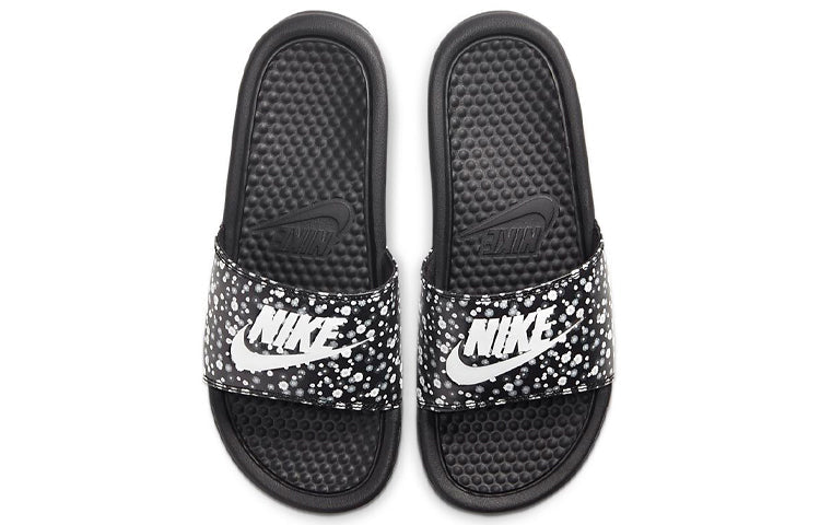 (WMNS) Nike Benassi JDI Floral Slide 'Black' 618919-035