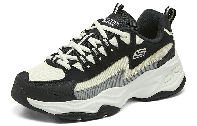 Skechers D'Lites 4.0 Shoes 'Black Beige Green' 894286-BKNT