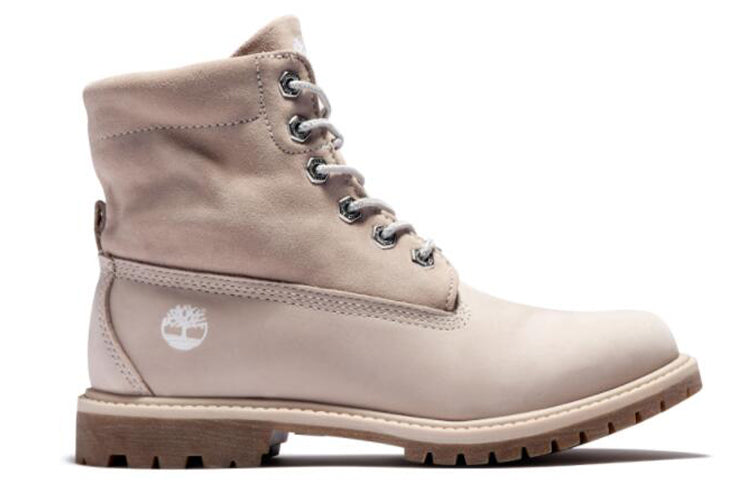 (WMNS) Timberland Roll Top Boots Basic 'Pale Pink with Plaid Print' A2MDW662