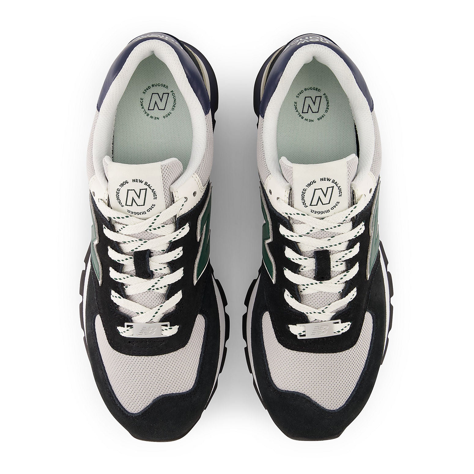 New Balance 574 Rugged 'Black Green' ML574DVB