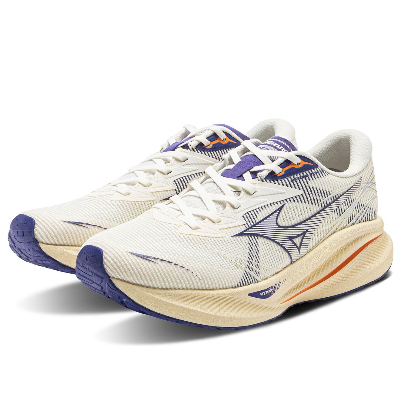 Mizuno PI Plus 'Cream White Blue' D1GH240305