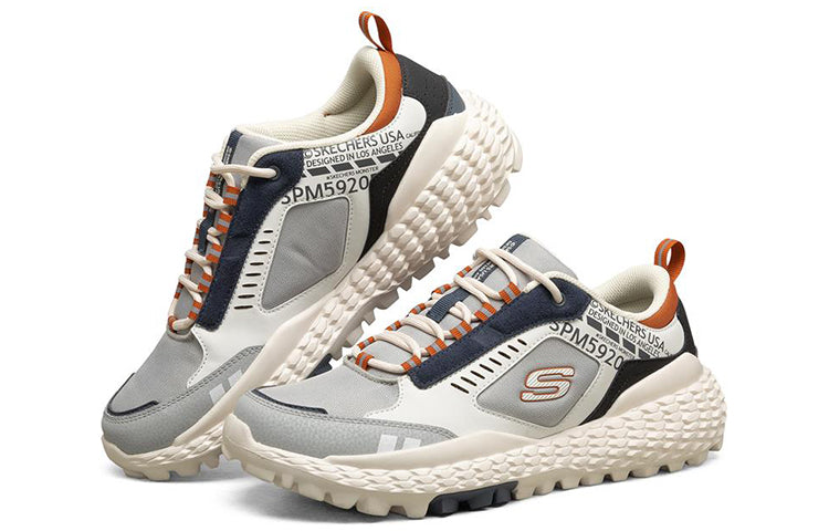 Skechers Monster Low-Running Shoes Grey/Blue 51715-GYNV
