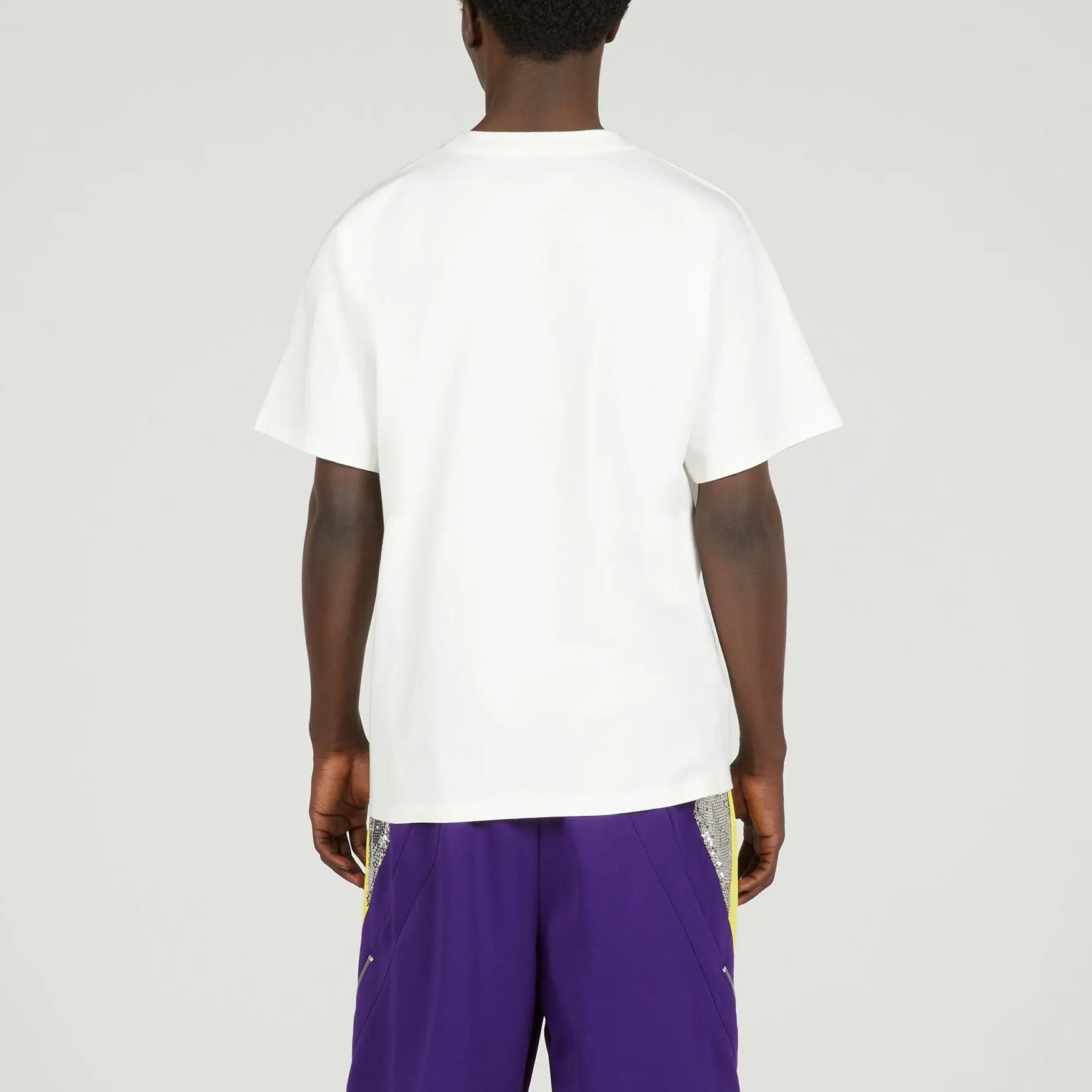 Gucci print cotton T-shirt 'off white' 616036-XJFF9-9095