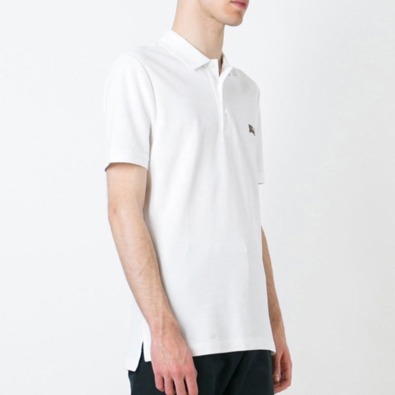Burberry SS21 Causual Cotton Polo Male White 40087511