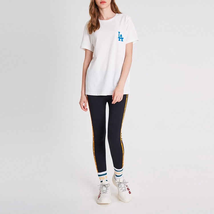 MLB LA Dodgers Los Angeles Dodgers Basic Small Label Short Sleeve Unisex White 31TSCD931-07W