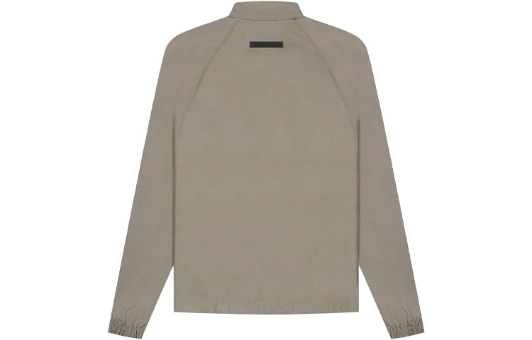 Fear of God Essentials SS21 Half Zip Track Jacket Taupe FOG-SS21-648