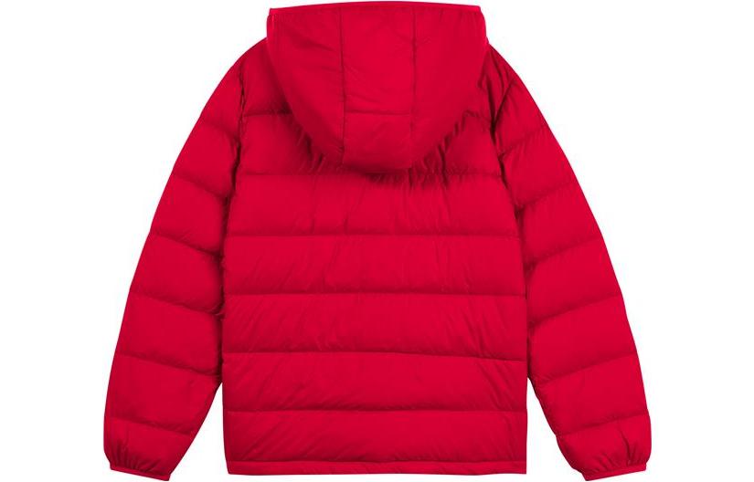 (GS) Skechers Solid Color Hooded Down Jacket 'Blue Red Pink Black' L422K127