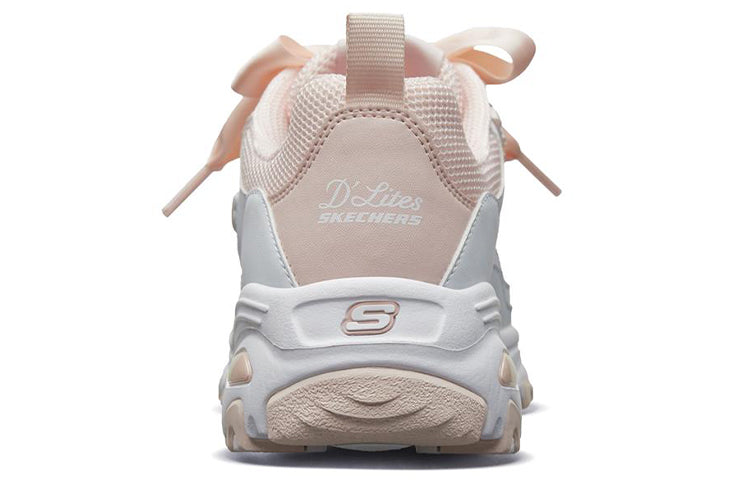 (WMNS) Skechers D'Lites 1.0 Sport Shoes Pink/White 66666193-PKW