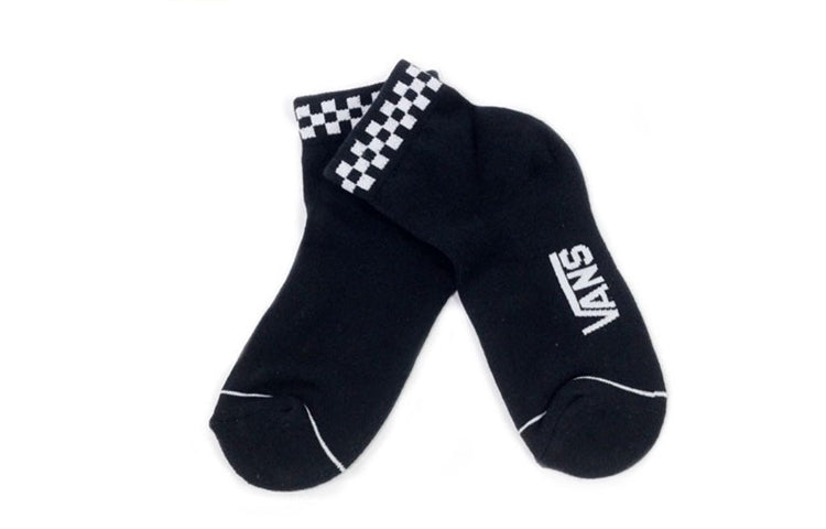 Vans Peek-A-Check Crew Socks 'Black White' VN0A3Z92BLK