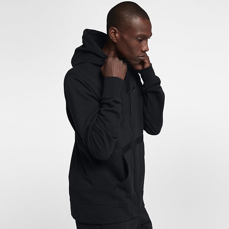 Nike Sportswear Nike Air Force 1 AF1 Full Zip Hoodie 'Black' 925438-010