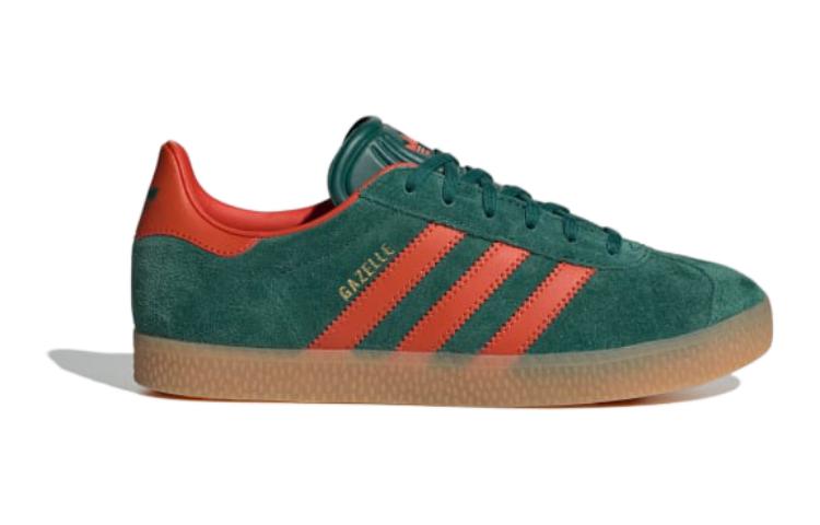 (GS) adidas Gazelle 'Collegiate Green Preloved Red' IE8604