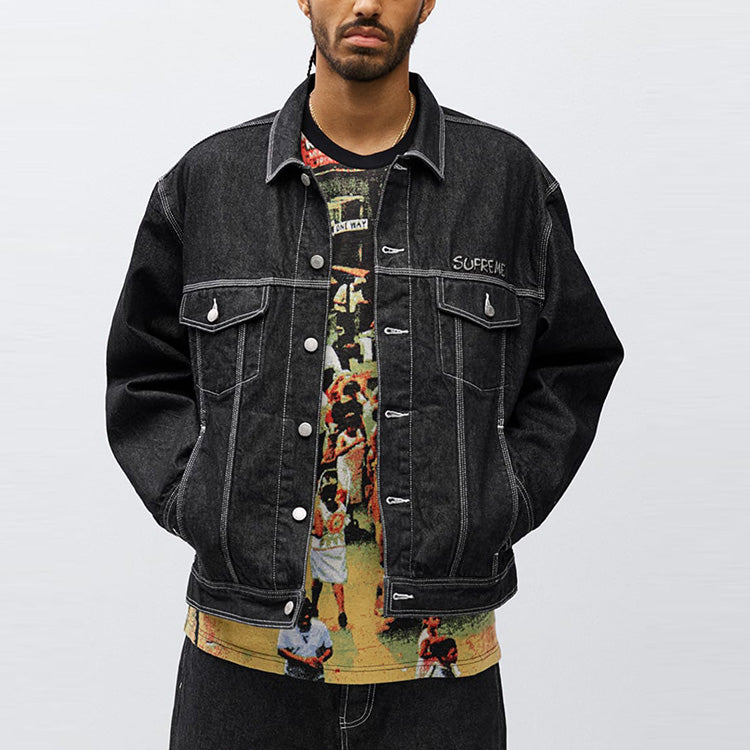Supreme FW20 Week 1 Denim Jacket 'Black' SUP-FW20-008