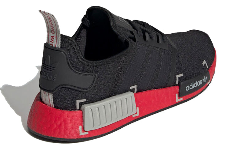 adidas NMD_R1 'Black Grey Scarlet' FV3907