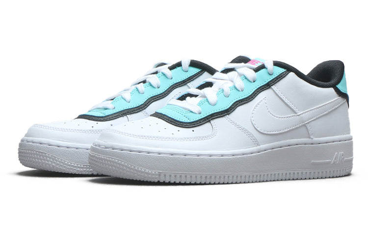(GS) Nike Air Force 1 Low 'Double Layer - Aqua Black' BV1084-100