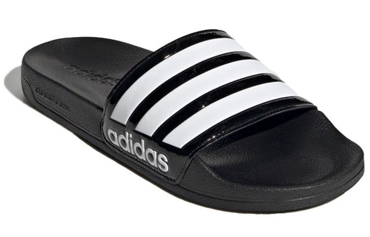 (WMNS) adidas Hirocoledge x Adilette Shower Slide 'Takahashi Hiroko - Black White' FZ2852