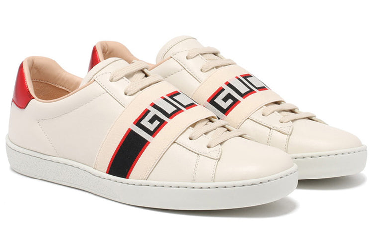 (WMNS) Gucci Ace 'Stripe Ivory' 525269-0FIV0-9086
