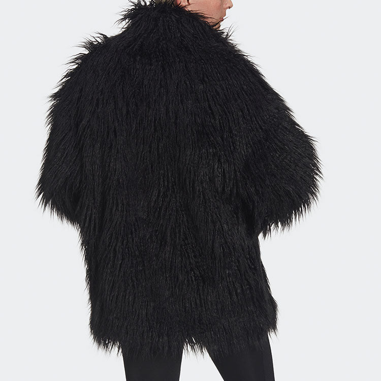 (WMNS) adidas Originals Fur Jackets 'Black' HG6678
