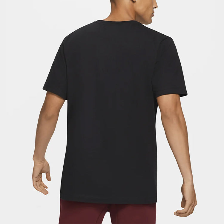 Nike Authentic Jdi Alphabet Printing Quick Dry Sports Short Sleeve Black BV0623-010