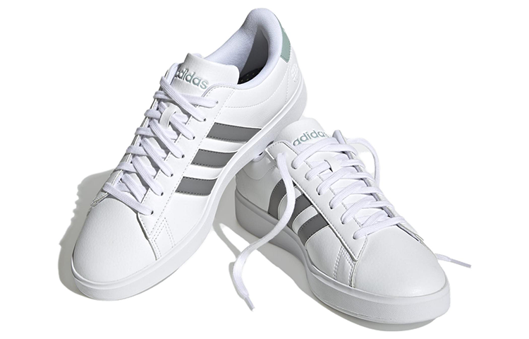 adidas Grand Court 'White Grey Mint' HQ1706