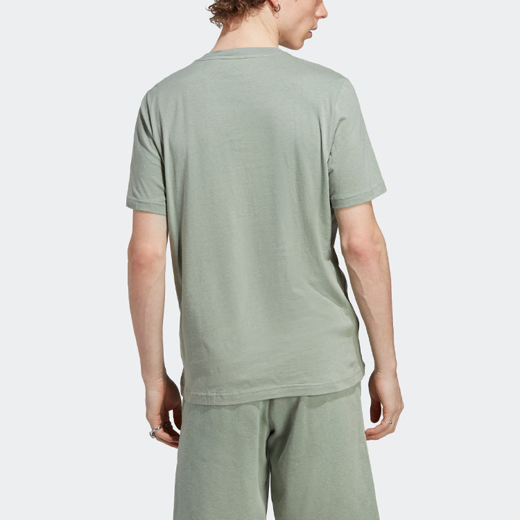adidas originals Essentials+ Made With Hemp T-shirt 'Silver Green' HR2955