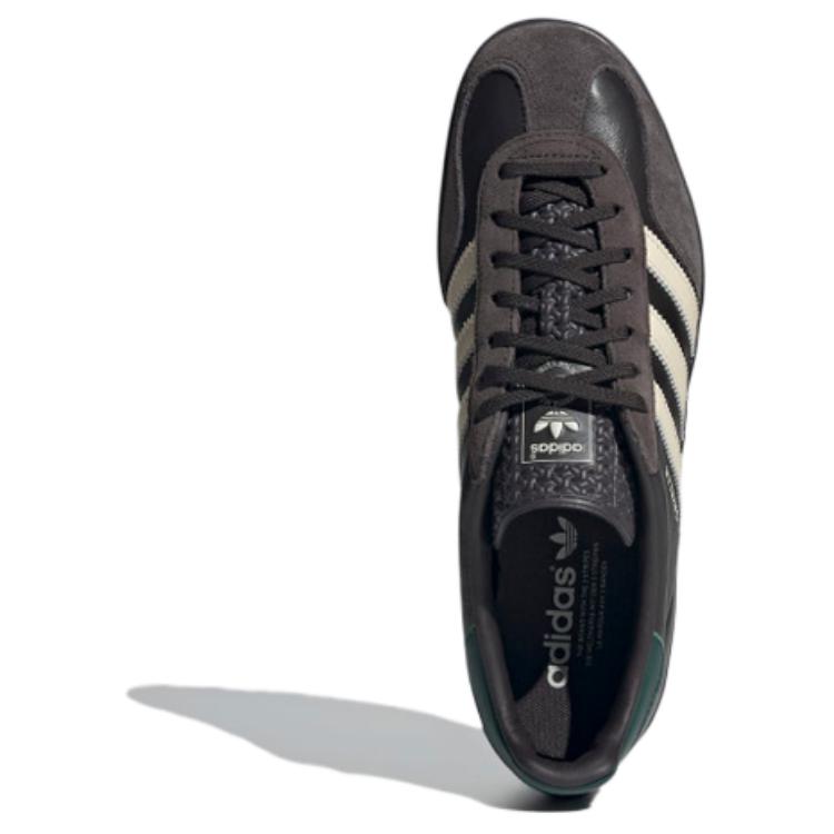 adidas Gazelle Indoor Leather 'Black Brown Green' IH0374