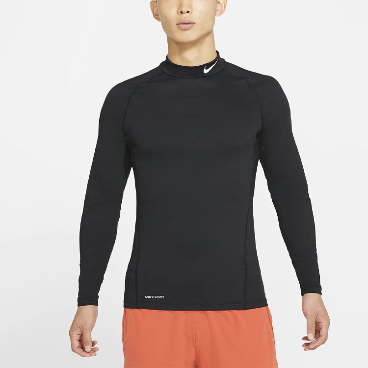 Nike Dri-FIT Pro Sports Training Slim Fit Long Sleeves Gym Clothes Black CU4971-010