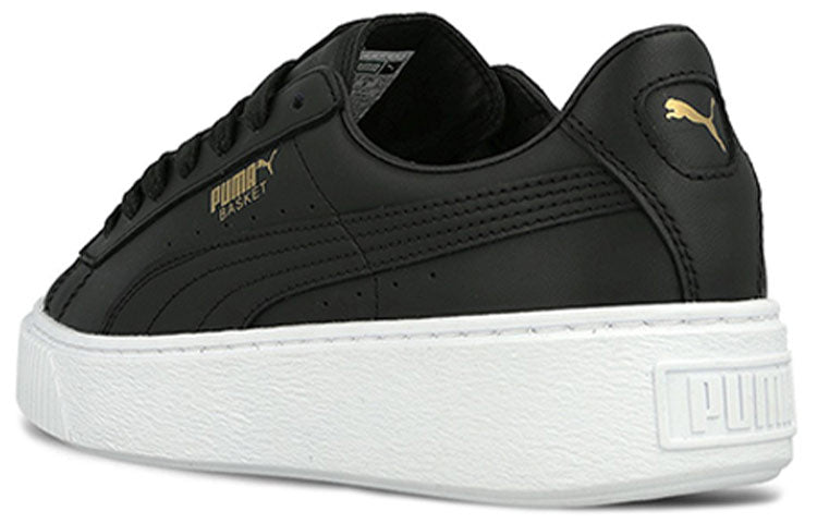 (WMNS) PUMA Basket Platform Core 'Black Gold' 364040-03