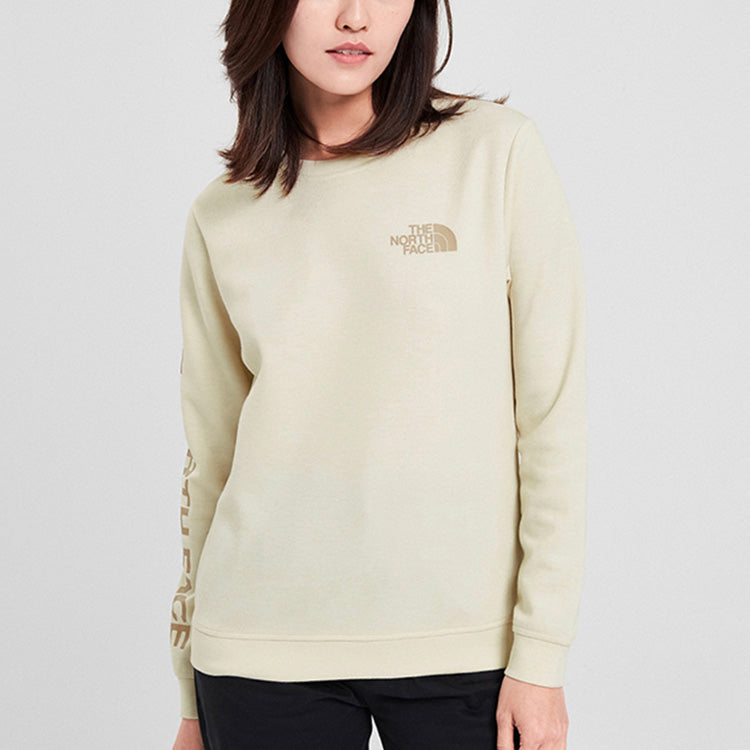 (WMNS) THE NORTH FACE Outdoor Breathable Knit Hoodie Beige 498X-11P