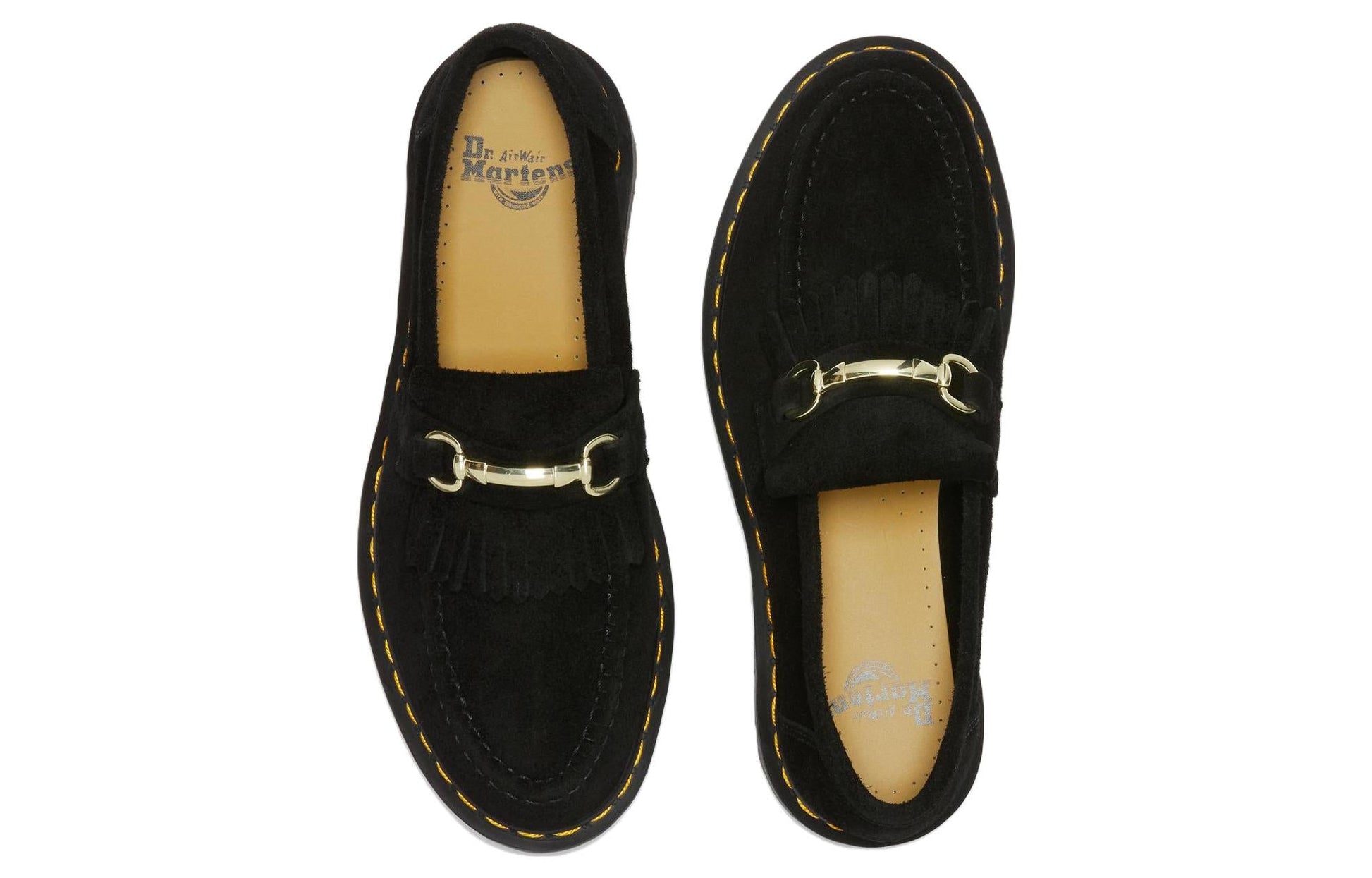 Dr. Martens Snaffle Suede Loafers 'Black - Desert Oasis Suede' 27425001