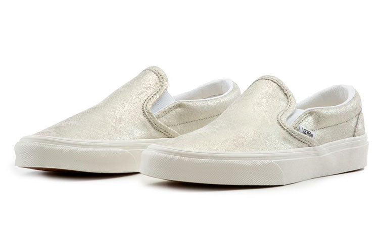Vans Slip-On Cracked Leather Gold VN0A33TB9HR