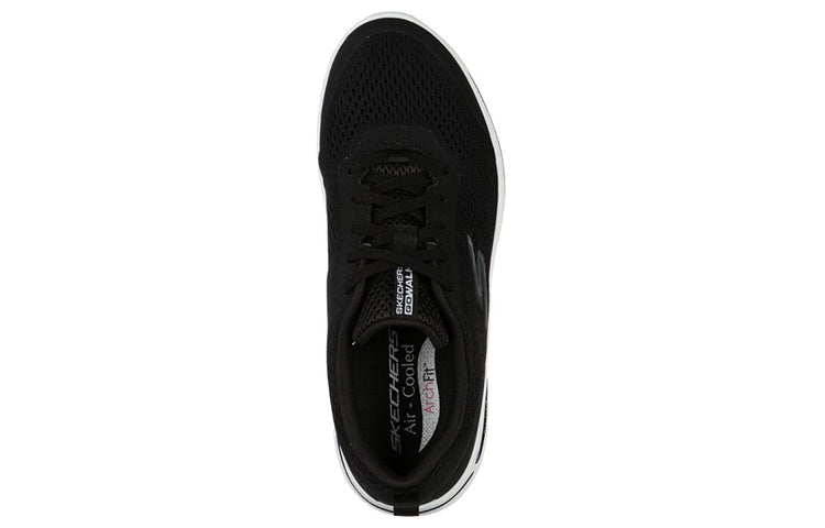 (WMNS) Skechers GO WALK Arch Fit 'Motion Breeze - Black White' 124404-BKW