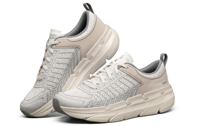 Skechers Max Cushioning Premier 'Cream White Grey' 220070-WGY