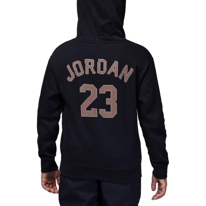 (PS) Air Jordan Holiday Fleece Pullover Hoodie 'Black' FV5653-010