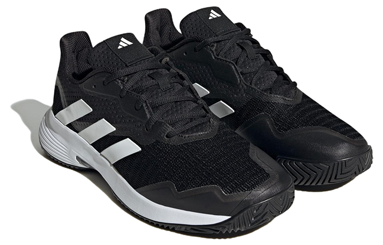 adidas CourtJam Control Tennis Shoes 'Black White' ID1535