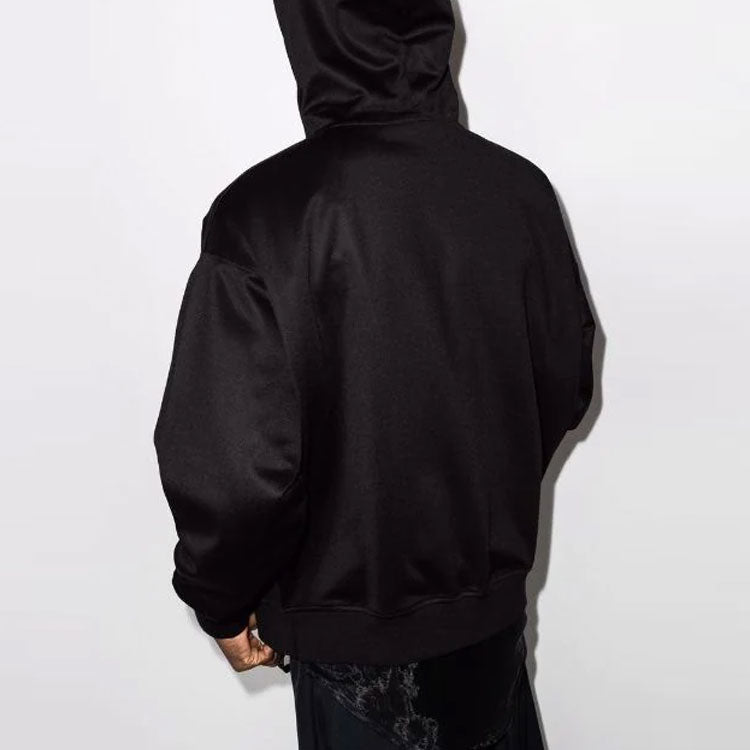 Men's Off-White Skate Alphabet Zipper Loose Fit Black OMBE015C99FLE0031020