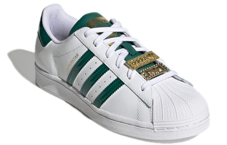 (WMNS) adidas Originals Superstar 'White Green' H03909