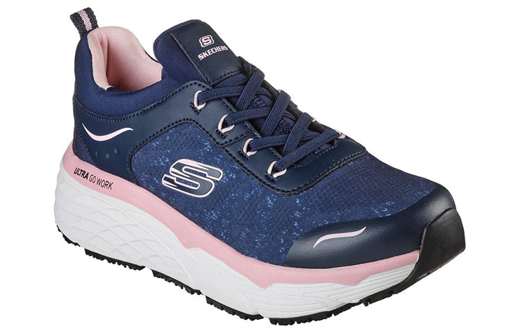 (WMNS) Skechers Max Cushioning Elite SR-Rastip 'Navy Pink' 108036-NVPK