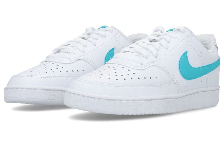 (WMNS) Nike Court Vision Low Shoes For White/Navy CD5434-102