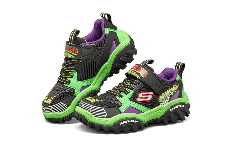 Skechers Turbo Speed Sports Shoes K Black/Green 403760L-BKMT