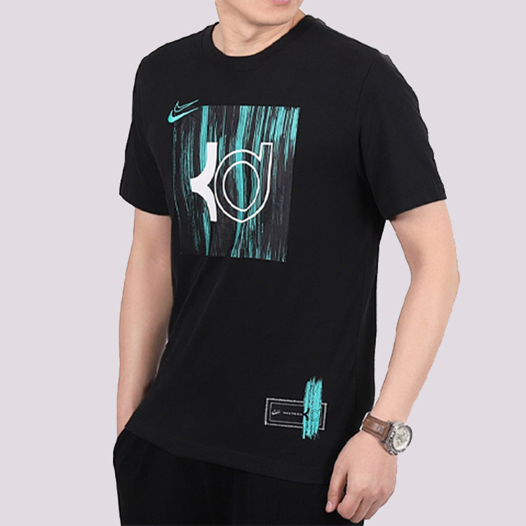 Nike Dri-FIT KD Logo Kevin Durant Printed TEE Men Black CD1279-010