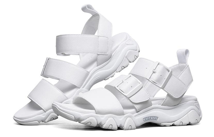 (WMNS) Skechers D lites 2.0 Sandal White 32998-WHT
