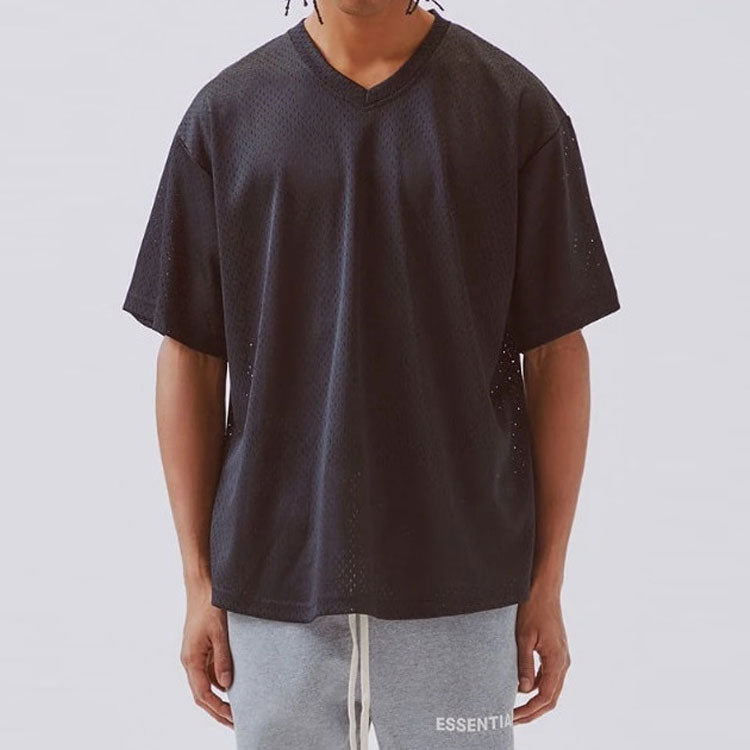 Fear of God Essentials Mesh Tee Black Breathable Short Sleeve Unisex FOGCLWY-BL-01