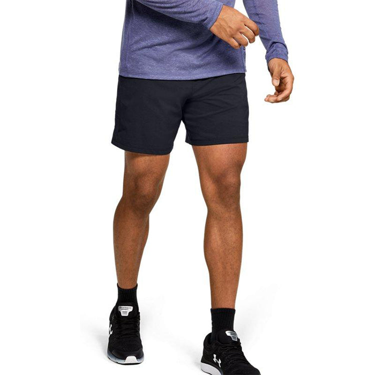 Under Armour Qualifier SpeedPocket 7 inch Shorts 'Black' 1350888-001