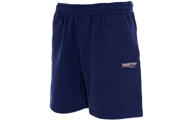 Balenciaga Political Campaign Short 'Blue' 641608TIV531195
