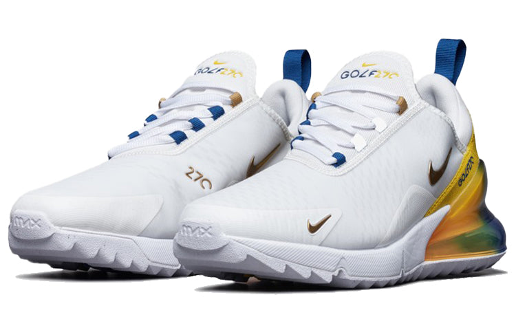 Nike Air Max 270 Golf NRG 'White Metallic Gold' CK6541-111